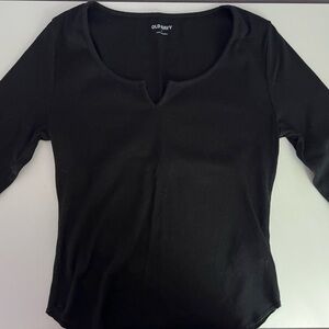 Old Navy Long Sleeve Black Tee